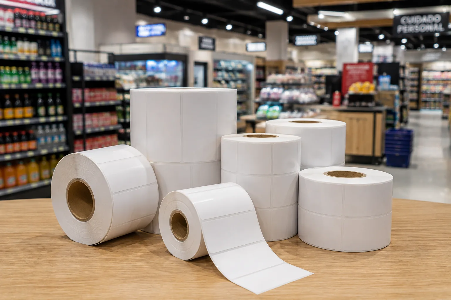 Etiquetas aplicadas en retail y logística